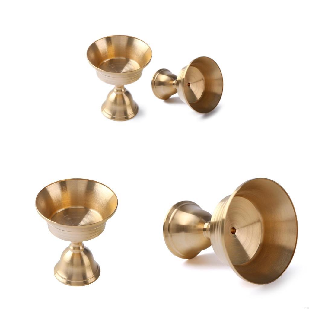 Candle Supplies Europe - F19B Brass Oil Lamp Holder Stand