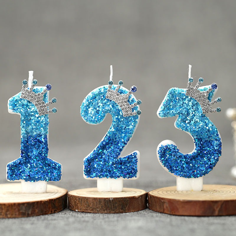 Creative Peacock Blue Crown Di - Supplies Of Candle recension och pris