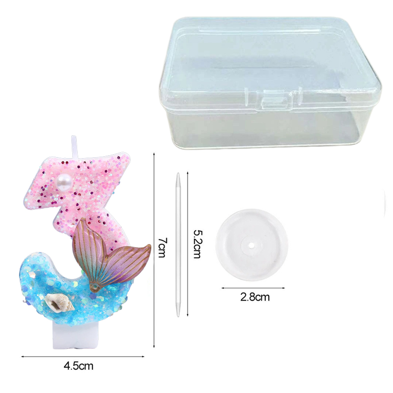 Gradient Blue Shell Pearl Crea - Supplies Of Candle recension och pris
