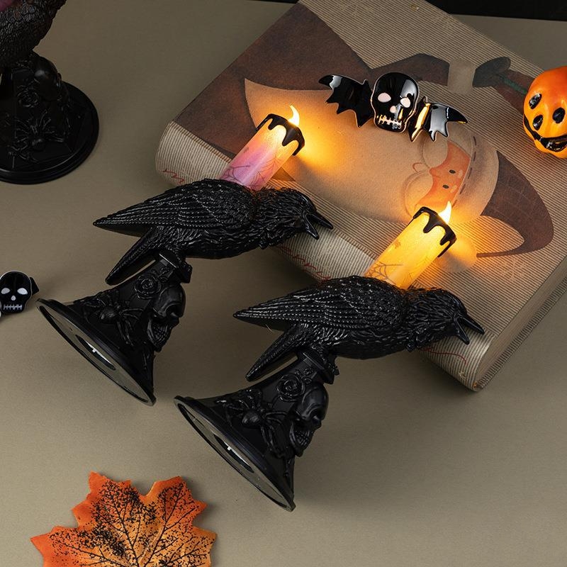 Black Crow Statue Candlestick  - Candle Supplies Europe recension och pris