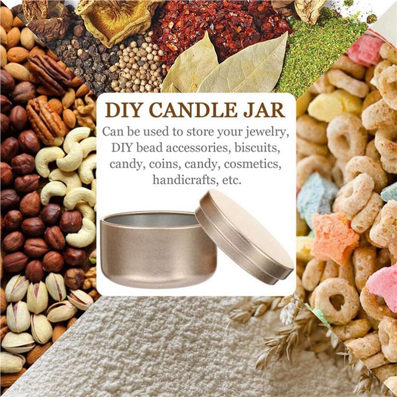AT43-72 Pcs Candle Jar Decorat - Candle Quotes recension och pris