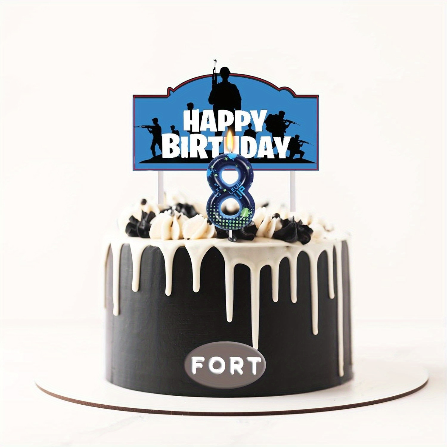 Blue Game Boy 0-9 Birthday Can - Supplies Of Candle recension och pris