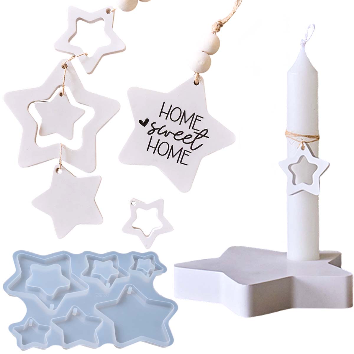 Five Pointed Star Candlestick  - Candle Quotes recension och pris
