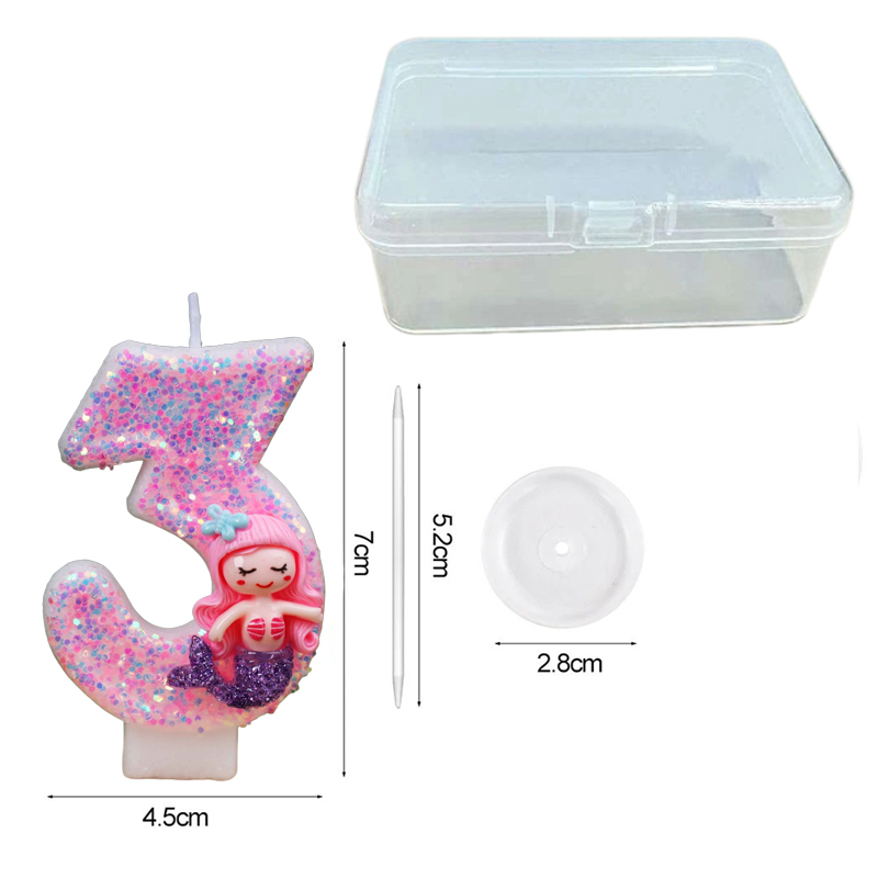 Creative Pink Mermaid 0-9 Digi - Supplies Of Candle recension och pris
