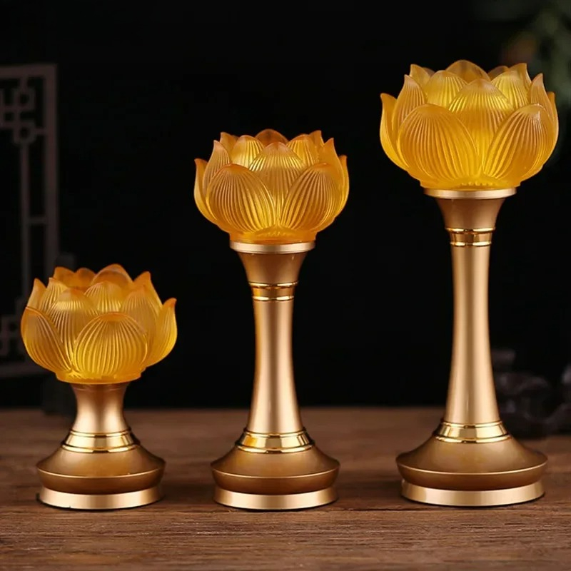 1pc Chinese Liuli Lotus Simula - Candle Supplies Europe recension och pris