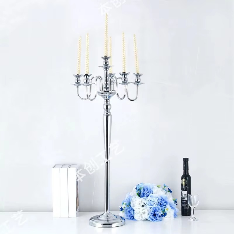 Modern Silver Iron Metal Floor - Candle Supplies Europe recension och pris