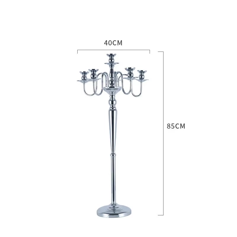 Modern Silver Iron Metal Floor - Candle Supplies Europe recension och pris