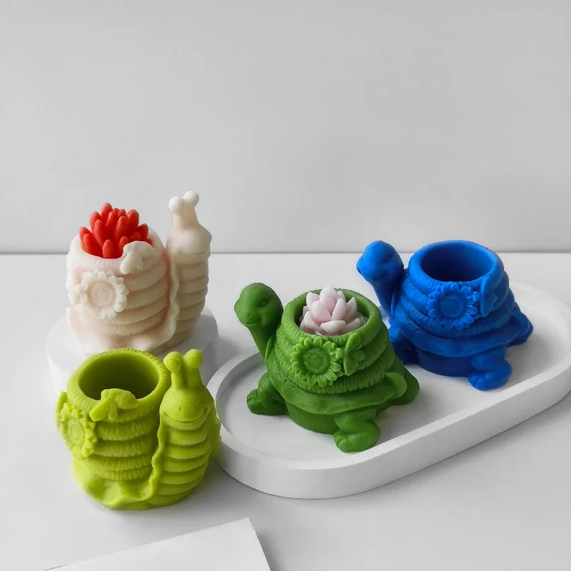 Turtle Snail Candlestick Silic - Candle Quotes recension och pris