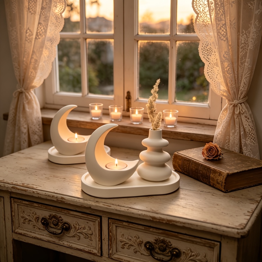 4pcs Set Including Moon Candle - Candle Quotes recension och pris