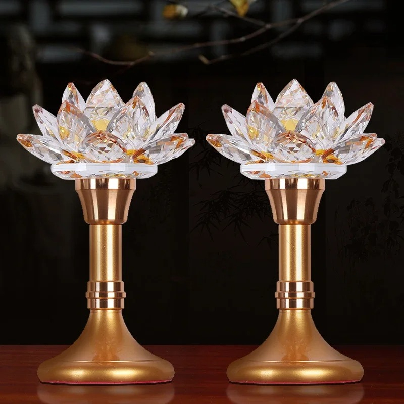 Colorful Glass Lotus Simulated - Candle Supplies Europe recension och pris
