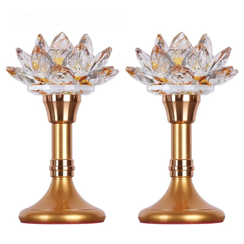 Colorful Glass Lotus Simulated - Candle Supplies Europe recension och pris