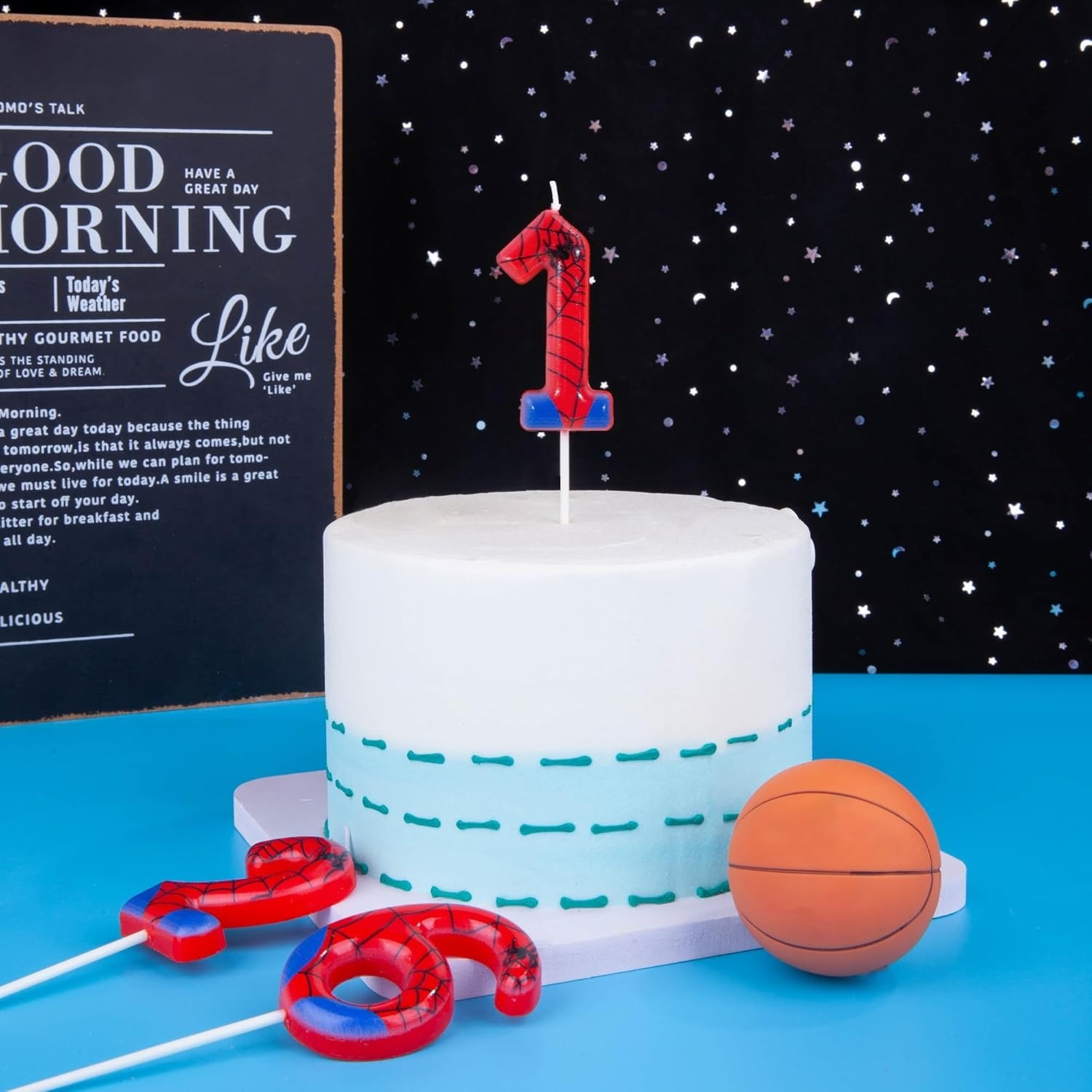Spider Party 0-9 Birthday Cand - Supplies Of Candle recension och pris