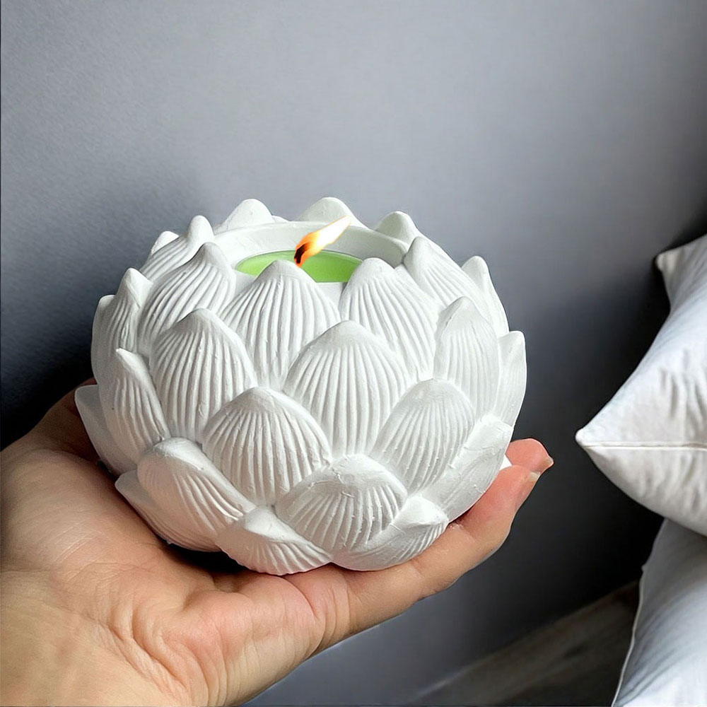 Lotus Candlestick Silicone Mol - Candle Quotes recension och pris