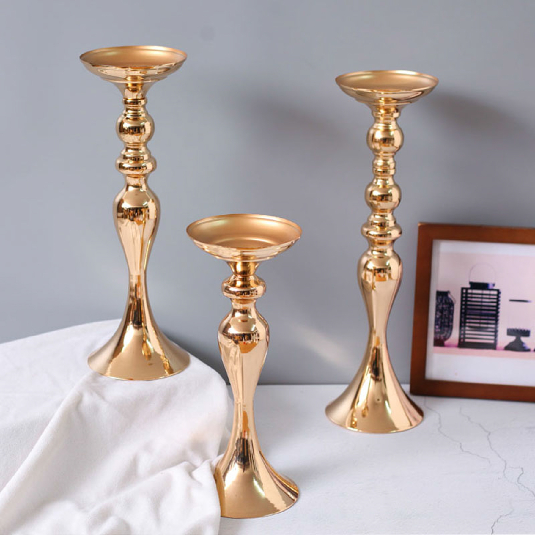 3 Colors Metal Mermaid Candles - Candle Supplies Europe recension och pris