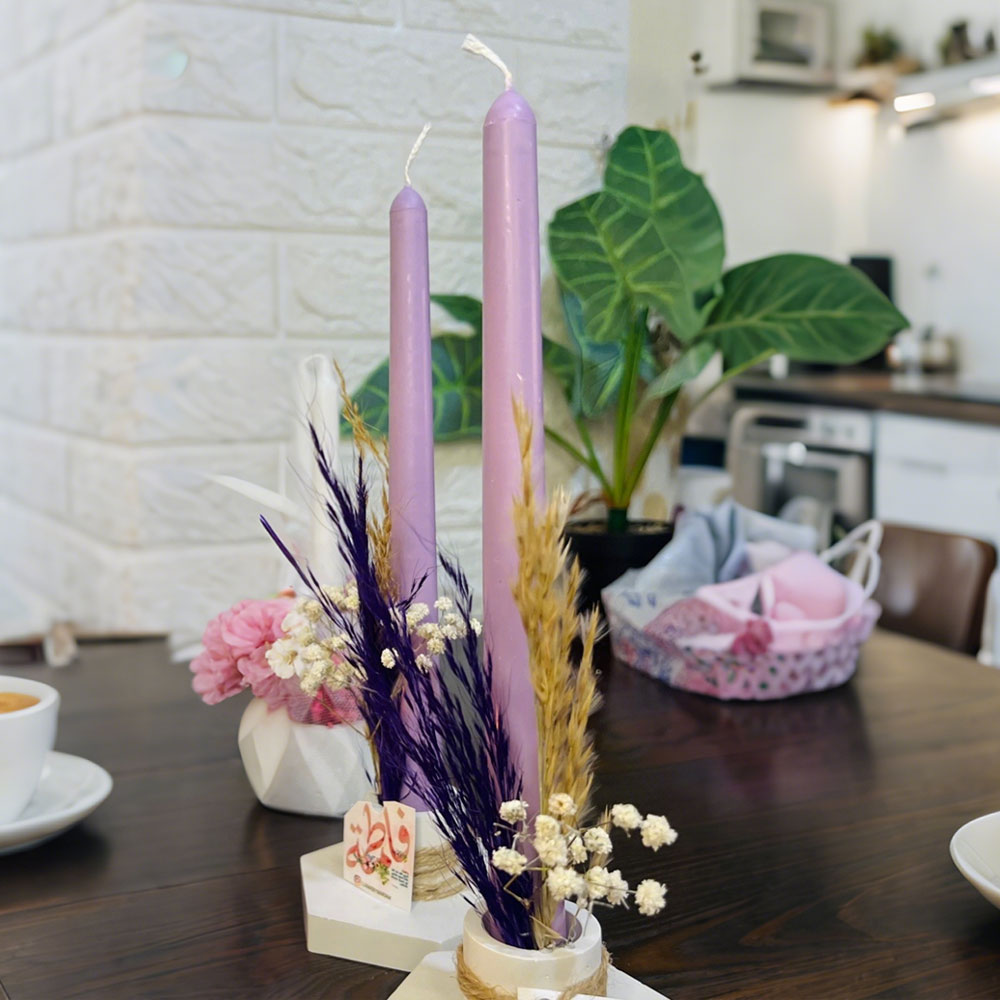 Simple Taper Pillar Acrylic Mo - Candle Quotes recension och pris