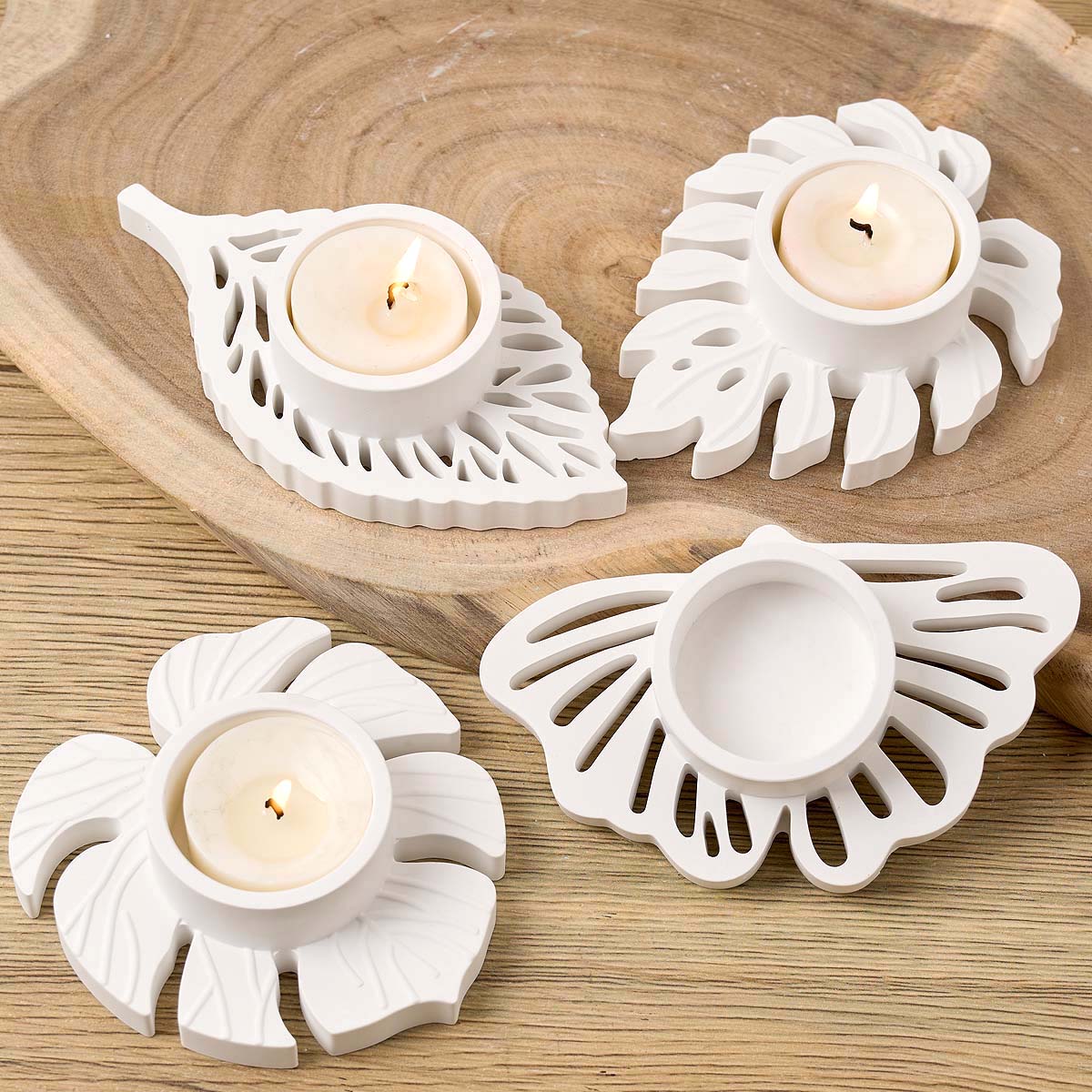 Leaves Candlestick Silicone Mo - Candle Quotes recension och pris