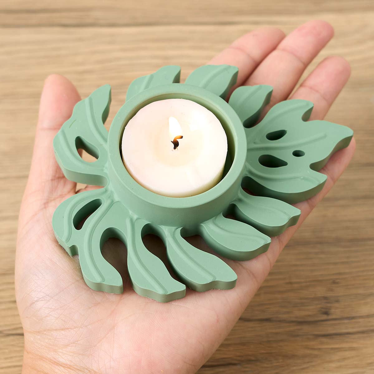 Leaves Candlestick Silicone Mo - Candle Quotes recension och pris